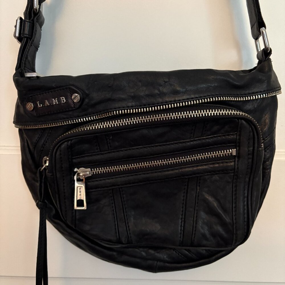 L.A.M.B Leather Crossbody Bag - Picture 2 of 12